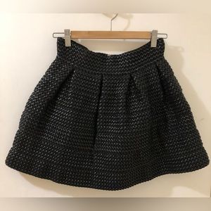 Guess Braided Faux Leather Mini-Skirt XS